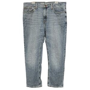 Nautica Jeans Co Men’s 36x30 Blue Relaxed Fit Straight Leg Denim 100% Cotton